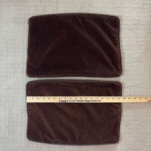 Crate&Barrel Brown Accent Pillows